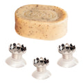 Minimalist Magnetic Suction Cup Soap Bar Holder | Made in France