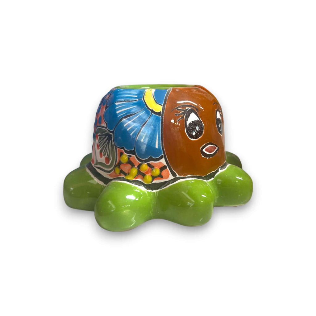 Talavera Octopus Succulent Planter | Hand-Painted Ceramic Pot