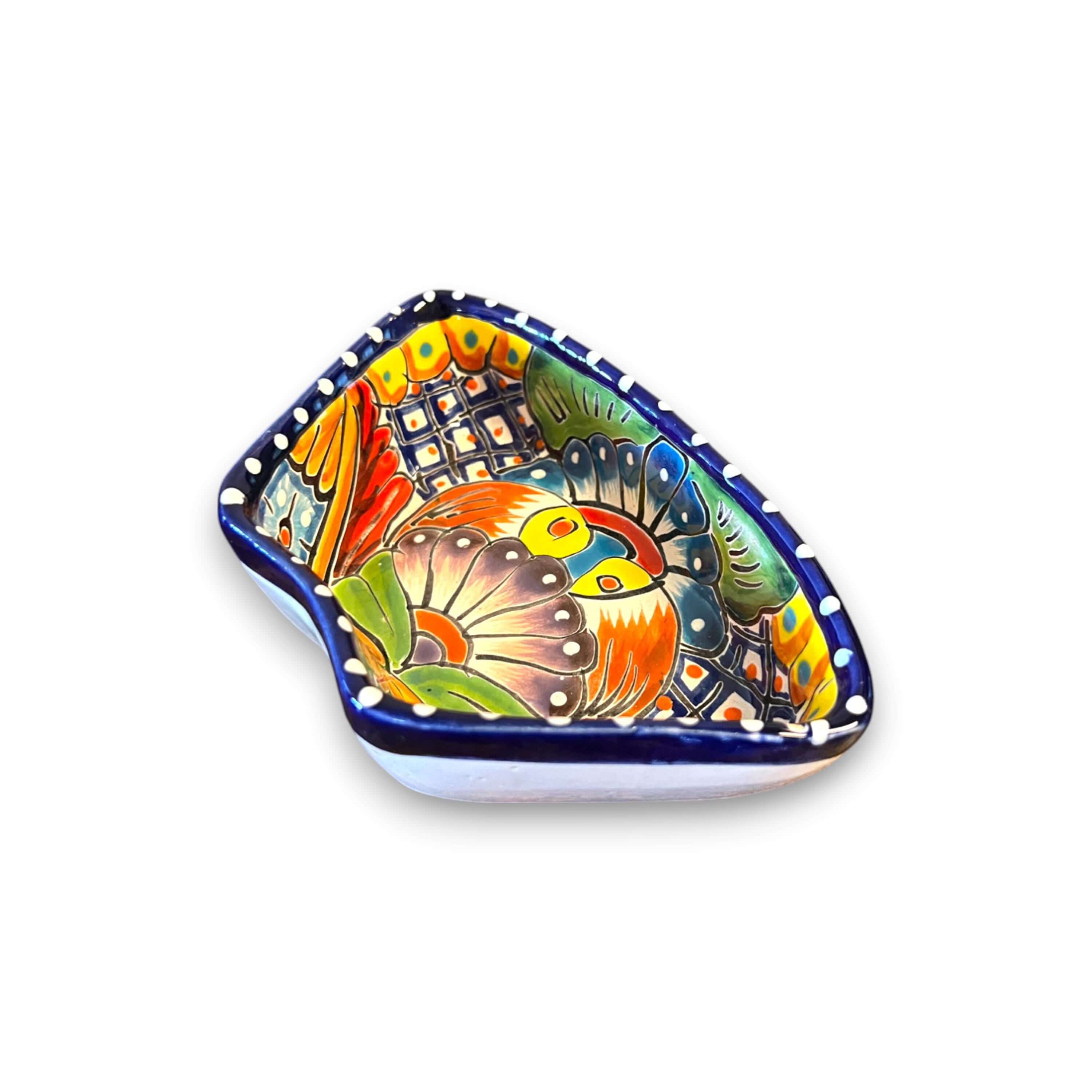 Talavera Sectional Appetizer Tray | Mexican Hand-Painted Pottery