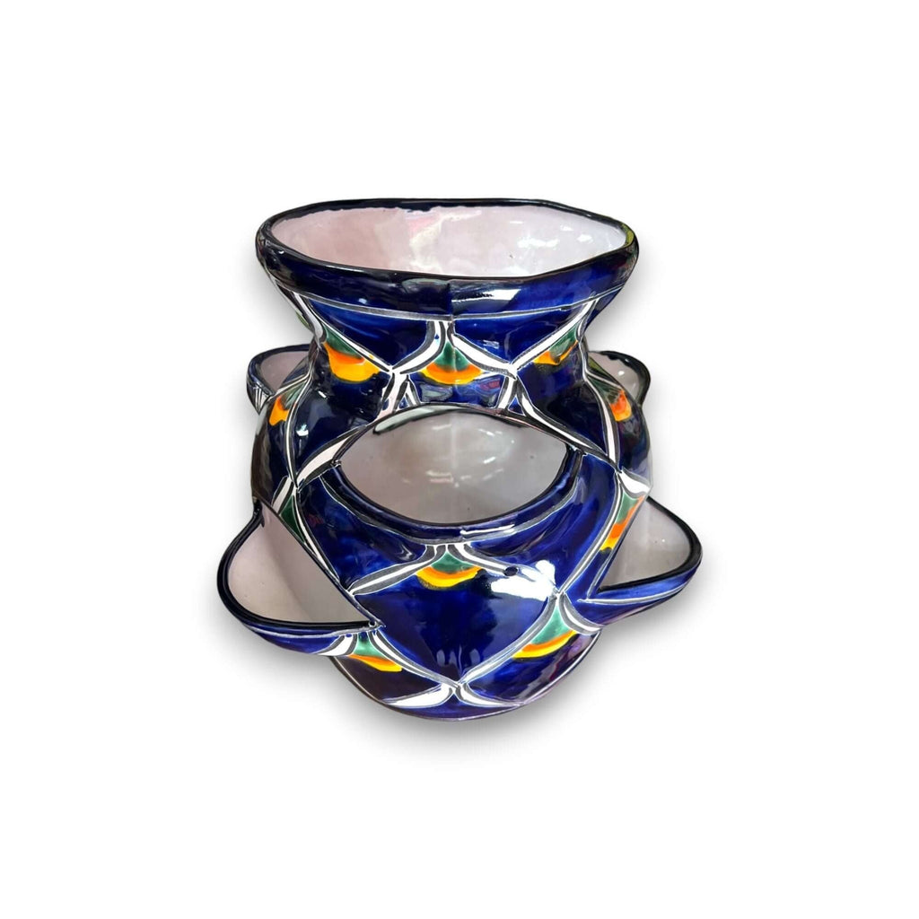 Talavera Strawberry Planter | Blue Peacock Design