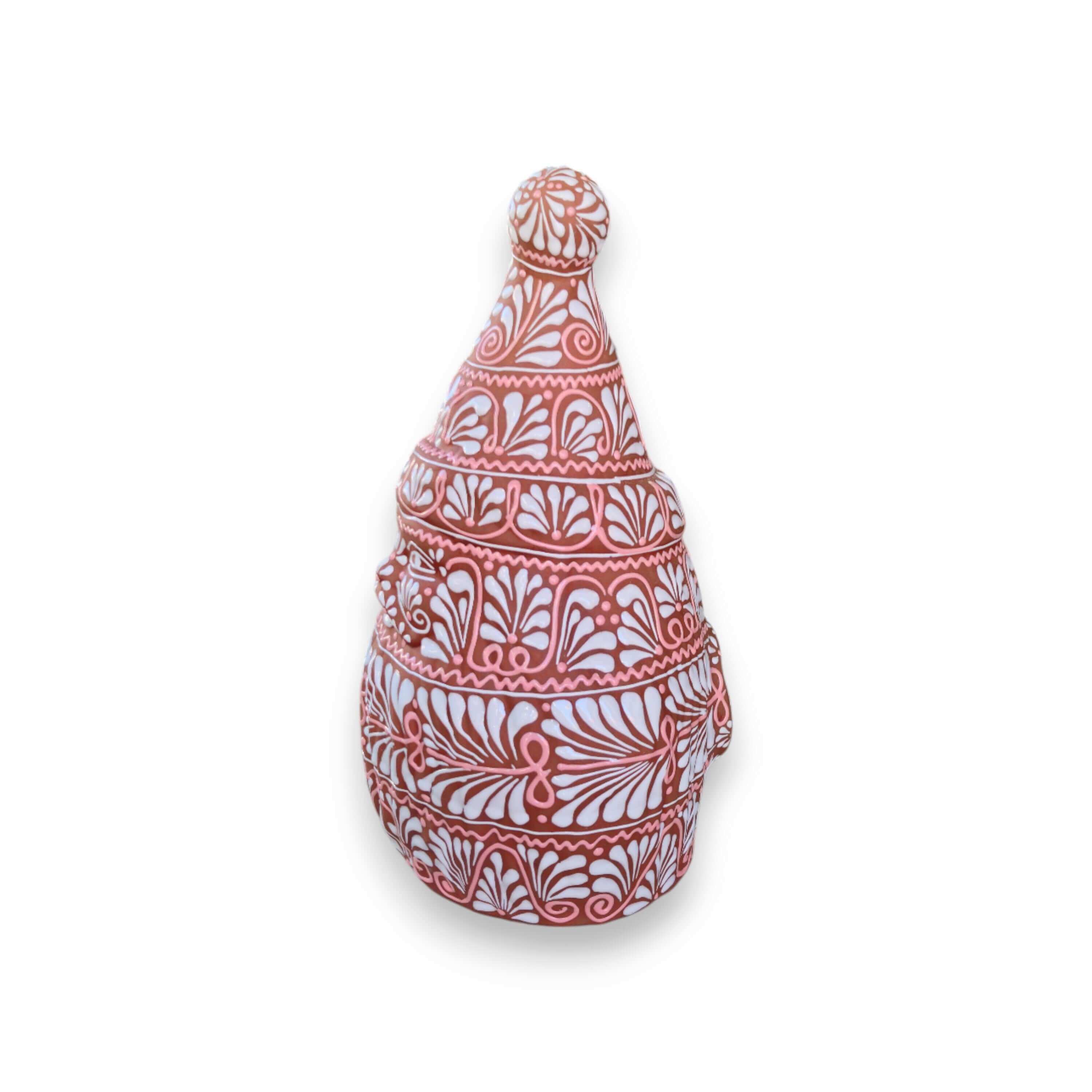 Terracotta Talavera Santa | Handmade Holiday Statue
