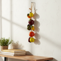Hand-Painted Mexican Fruit Garland | Colorful Hanging Fruit Wall Art