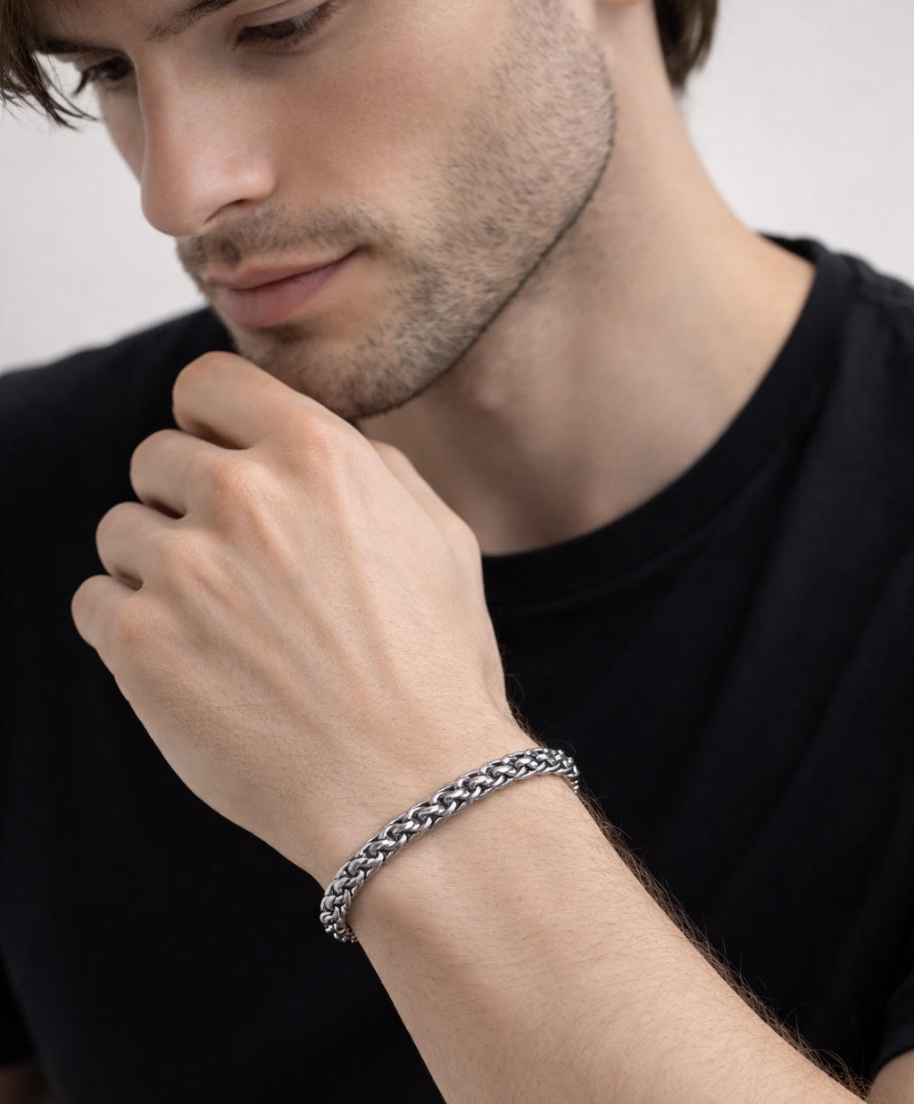 BG550W B.Tiff Prince of Wales Chain Bracelet